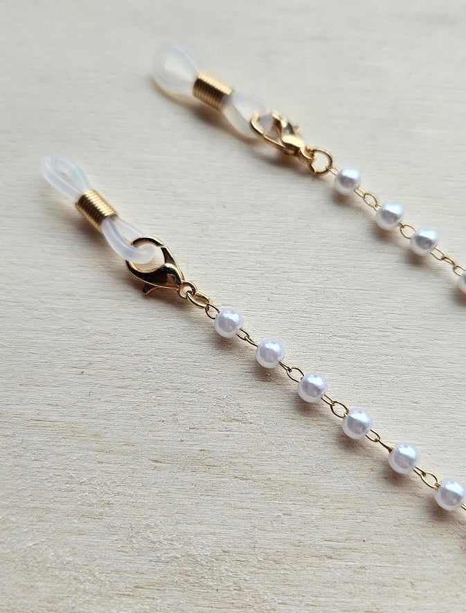 Gold pearl brillenkoord