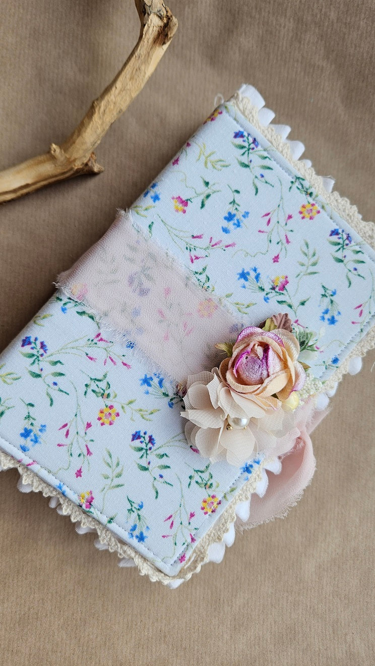 Sweet summer diary with fabric and lace