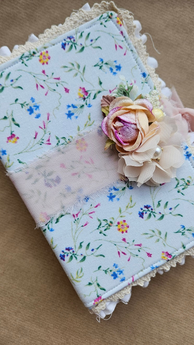 Sweet summer diary with fabric and lace