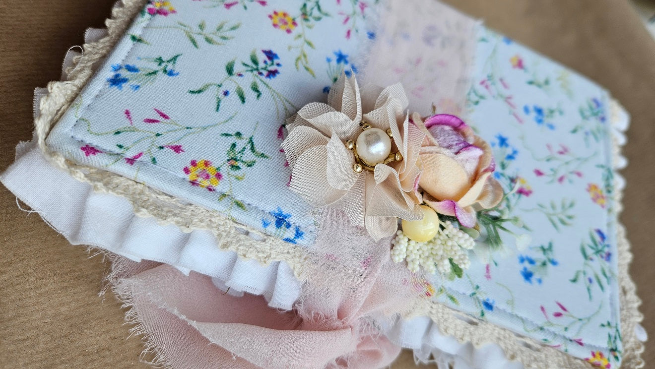 Sweet summer diary with fabric and lace