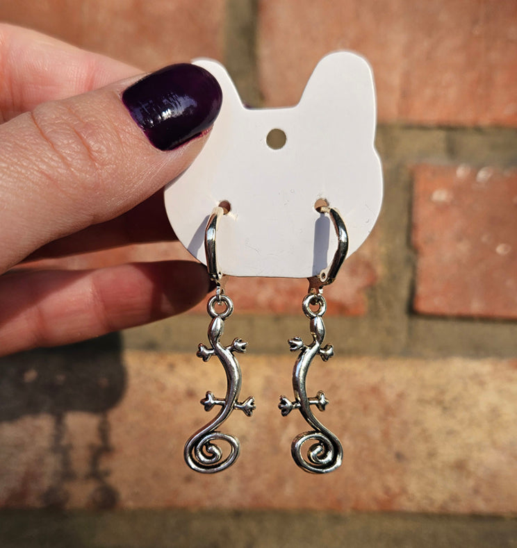 Lizard earrings