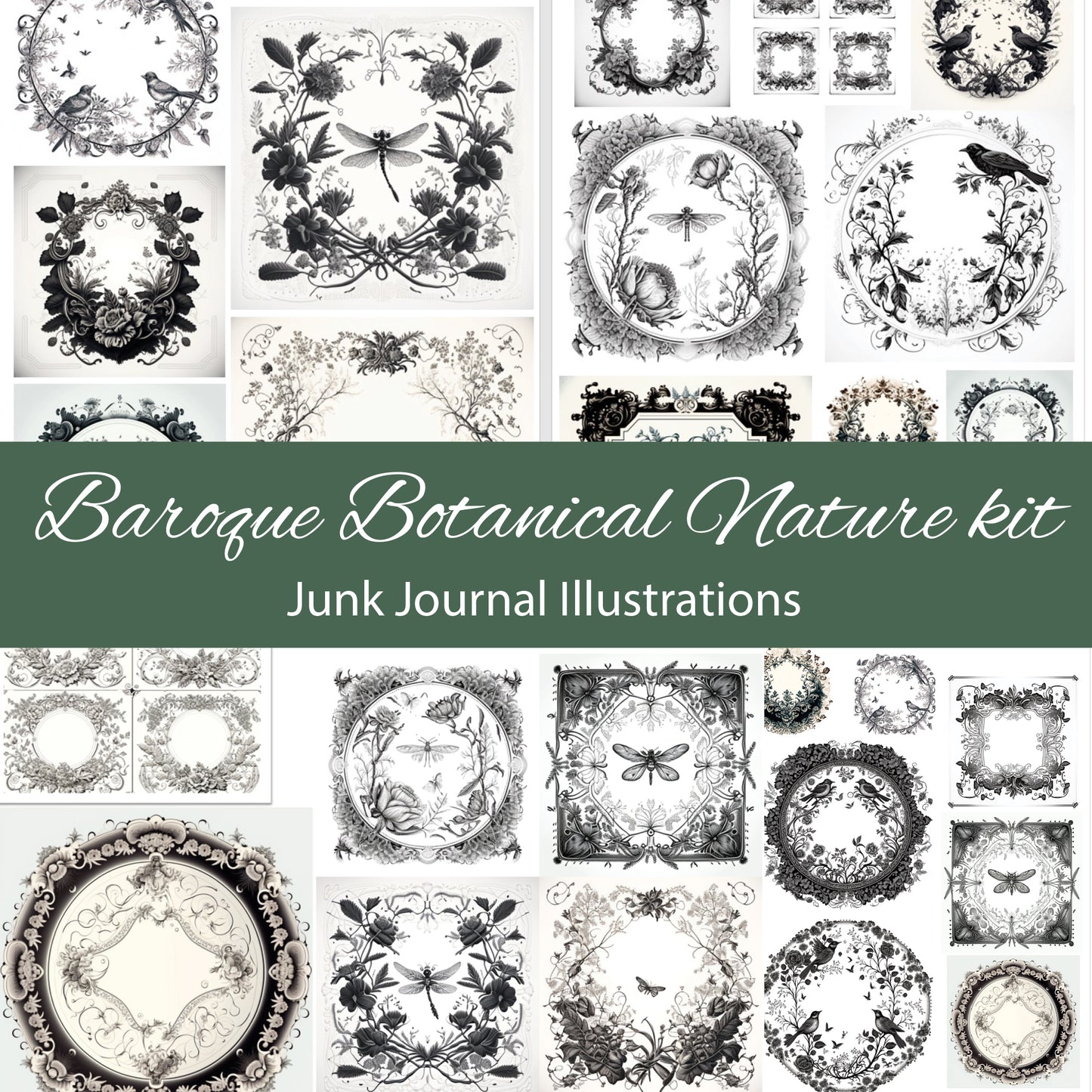 Botanical Baroque digikit