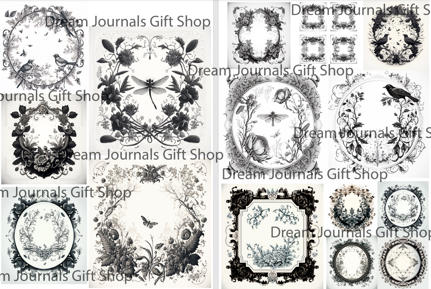 Botanical Baroque digikit