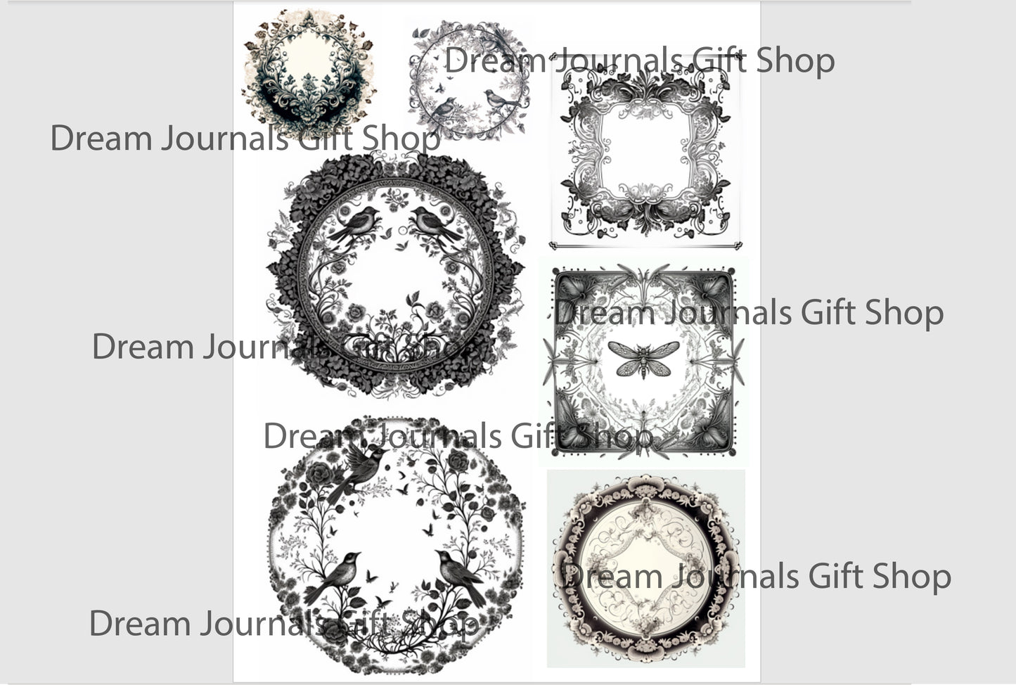 Botanical Baroque digikit