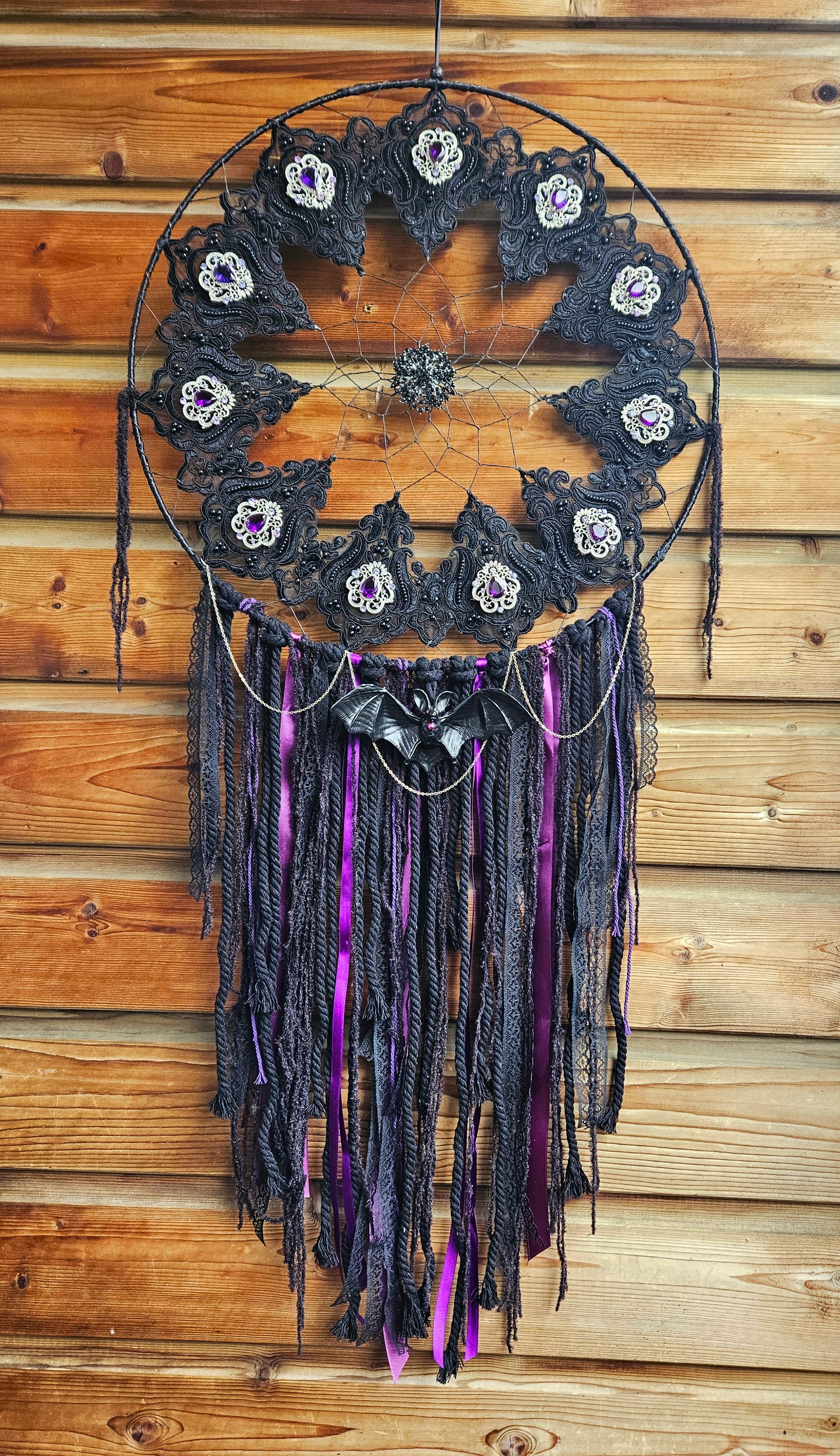 Mystical Bat Dreamcatcher XL