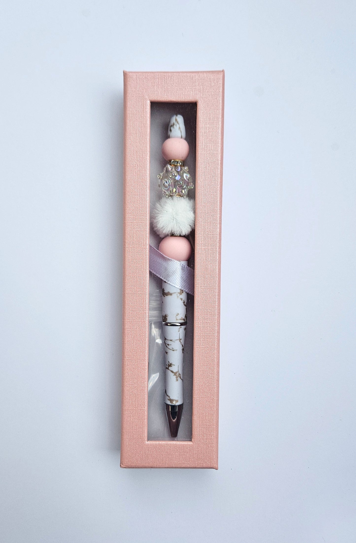 Beaded pen with gift box
