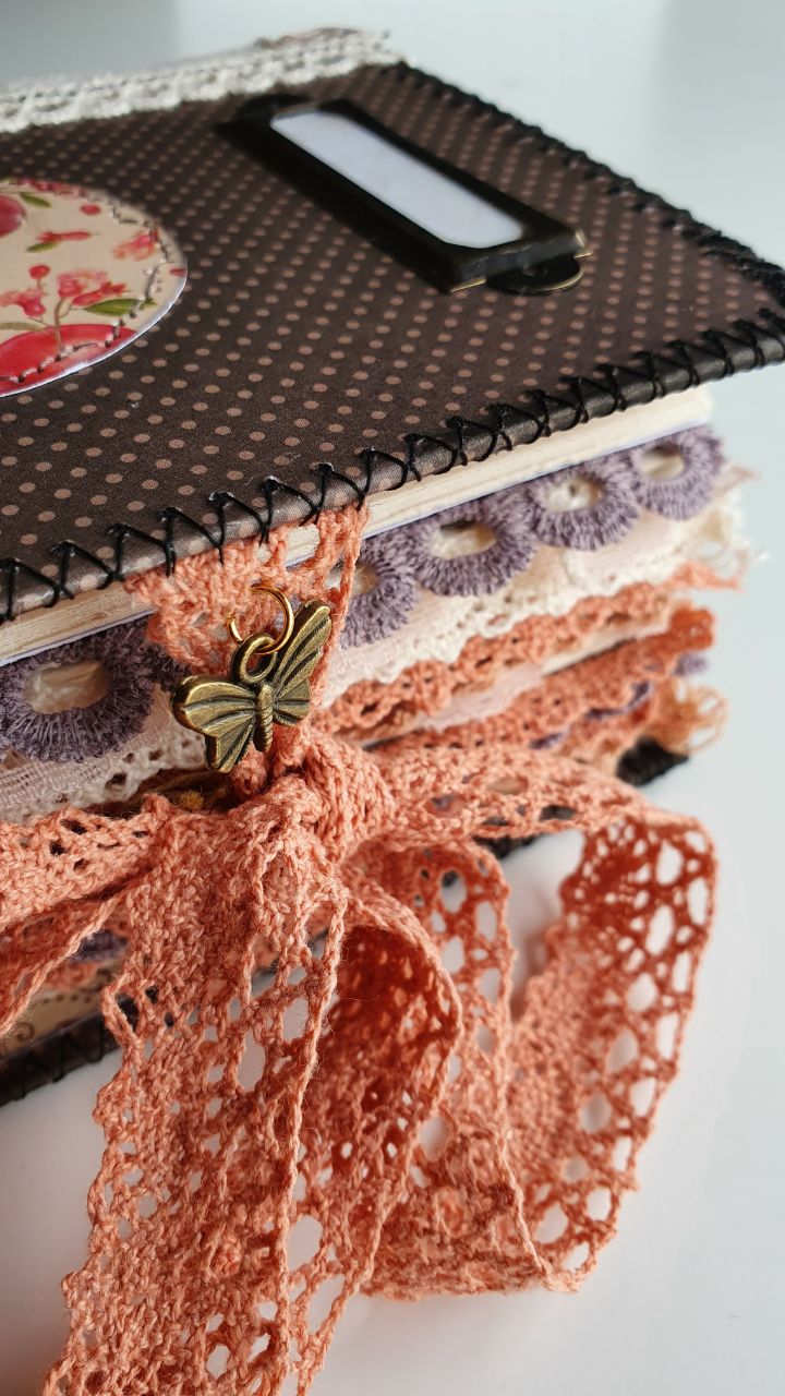 Autumn diary with embroidery