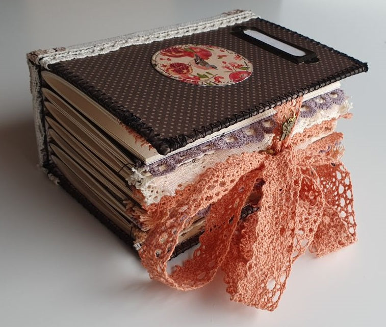 Autumn diary with embroidery
